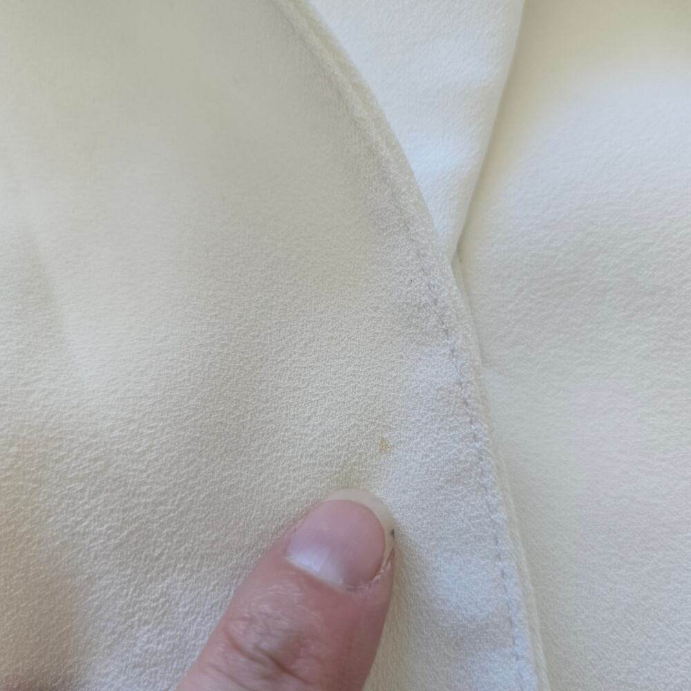 Express Womens Double Breasted White Blazer Size S Classic Elegant Minimalist - Picture 7 of 11